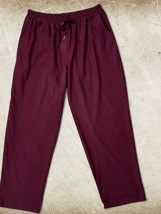 MARCUS - PANTALON SPORTSWEAR BORDEAUX TAILLE 46 A 52/54