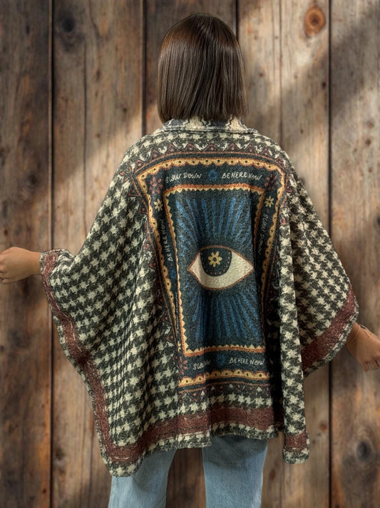 MOLLY - VESTE CAPE JUSQU'A LA TAILLE 54/56