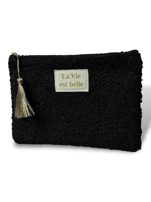 POCHETTE LA VIE EST BELLE NOIRE
