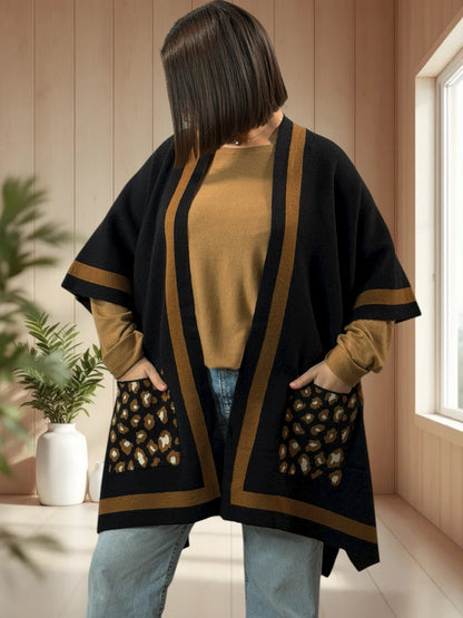 BELLA - GILET OVERSIZE 2 POCHES JUSQU'A LA TAILLE 60