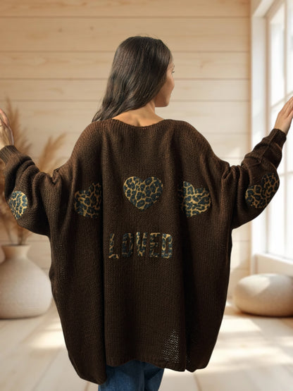 RAPHAEL - PULL MARRON JUSQU'A LA TAILLE 54/56