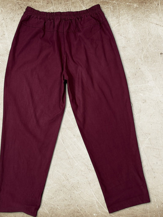 MARCUS - PANTALON SPORTSWEAR BORDEAUX TAILLE 46 A 52/54