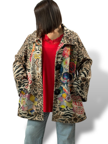 HELENA - VESTE OVERSIZE JUSQU'A LA TAILLE 52