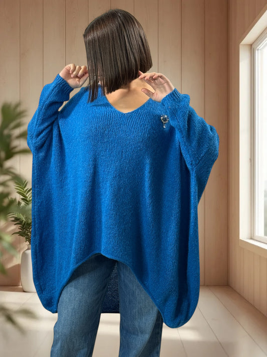 JULIA - PULL OVERSIZE IMPERIAL JUSQU'A LA TAILLE 56/58