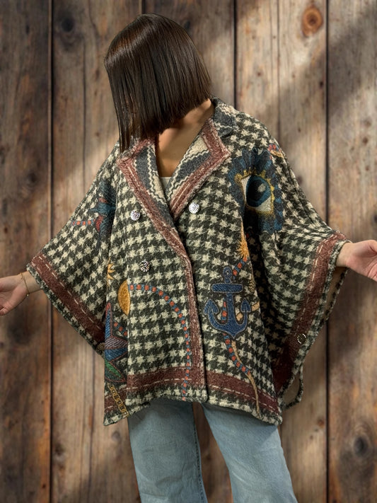 MOLLY - VESTE CAPE JUSQU'A LA TAILLE 54/56