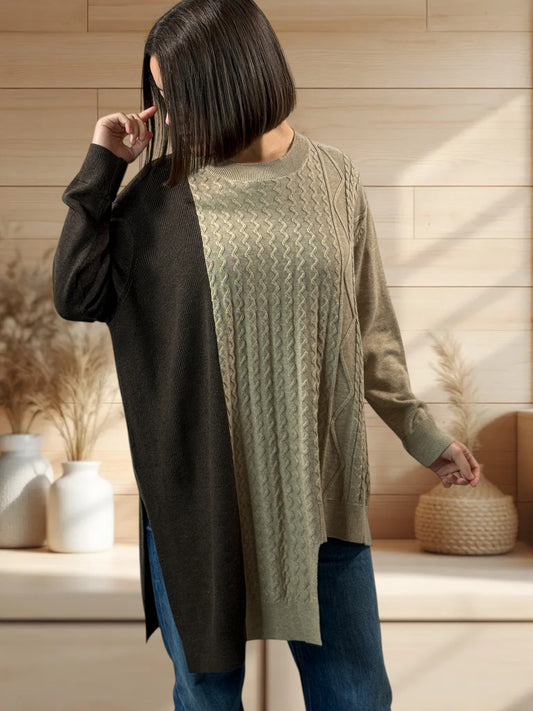 NIKITA REF3 - PULL OVERSIZE EN MAILLE JUSQU'A LA TAILLE 54