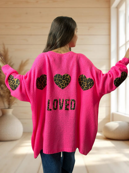 RAPHAEL - PULL FUCHSIA JUSQU'A LA TAILLE 54/56