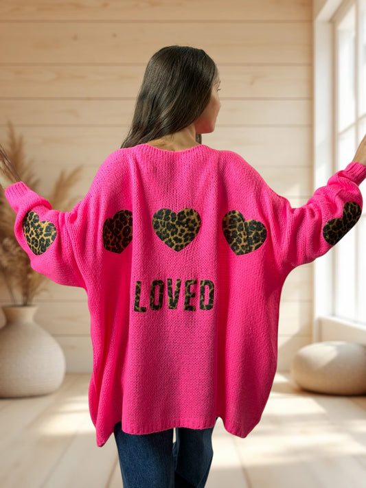 RAPHAEL - PULL FUCHSIA JUSQU'A LA TAILLE 54/56