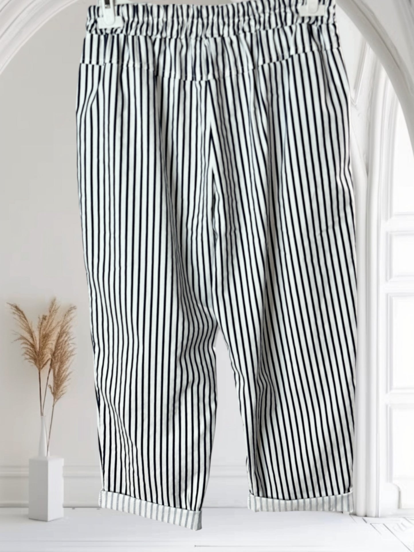 AUBIN - PANTALON SPORTSWEAR A RAYURE MARINE TAILLE 46 A 52