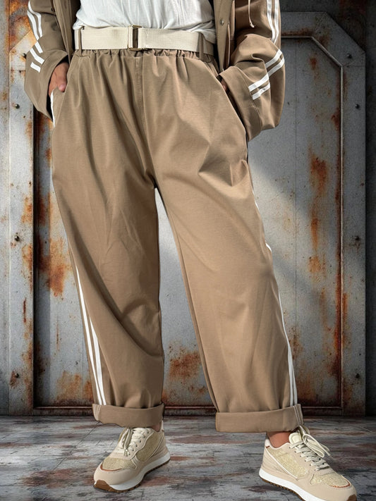 MARCO - PANTALON BEIGE JUSQU'A LA TAILLE 52