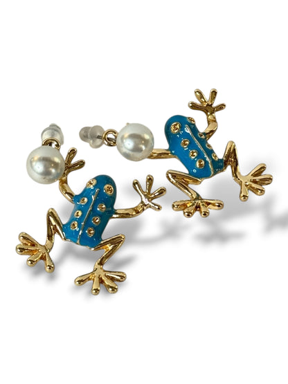 ZOUZOU - BOUCLES D'OREILLES GRENOUILLE