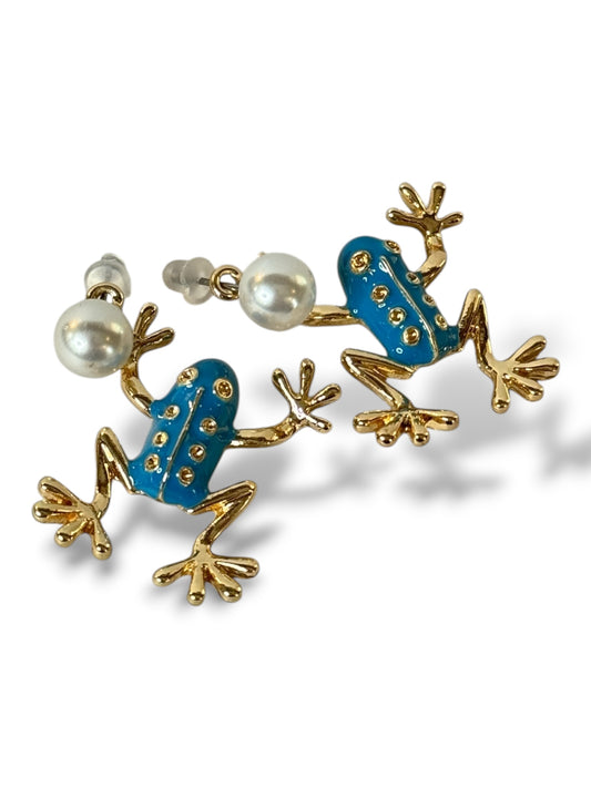 ZOUZOU - BOUCLES D'OREILLES GRENOUILLE