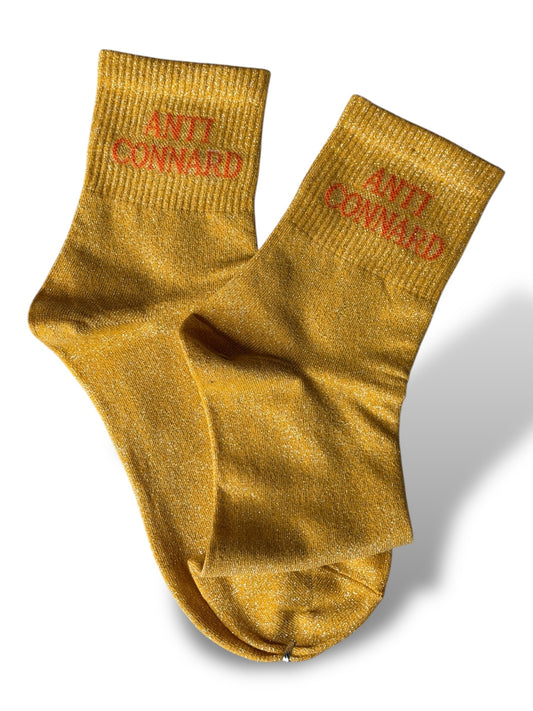 CHAUSSETTES SCINTILLANTES ANTI CONNARD ABRICOT