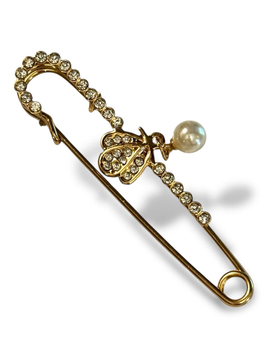SOPHIE - EPINGLE AVEC STRASS ET PERLE