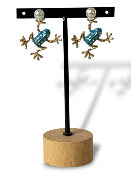 ZOUZOU - BOUCLES D'OREILLES GRENOUILLE