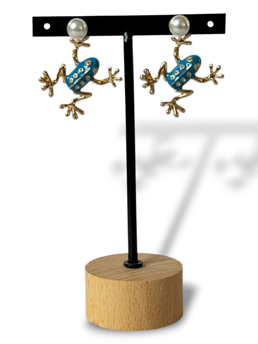 ZOUZOU - BOUCLES D'OREILLES GRENOUILLE