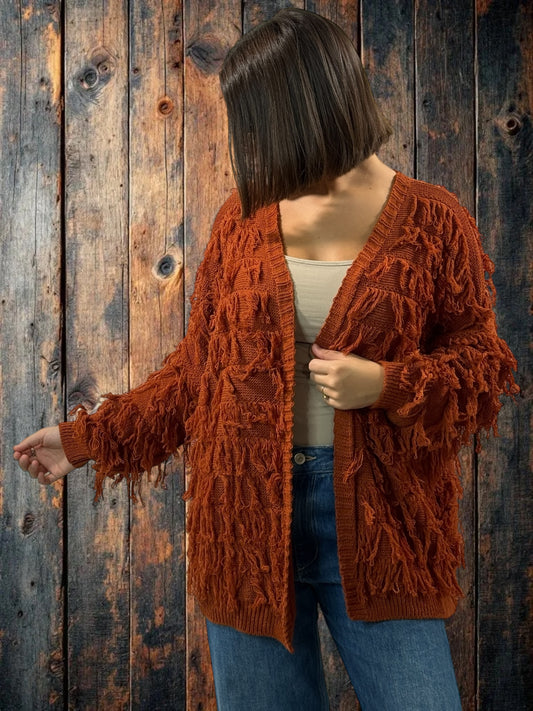 SANDY - GILET ROUX JUSQU'A LA TAILLE 48