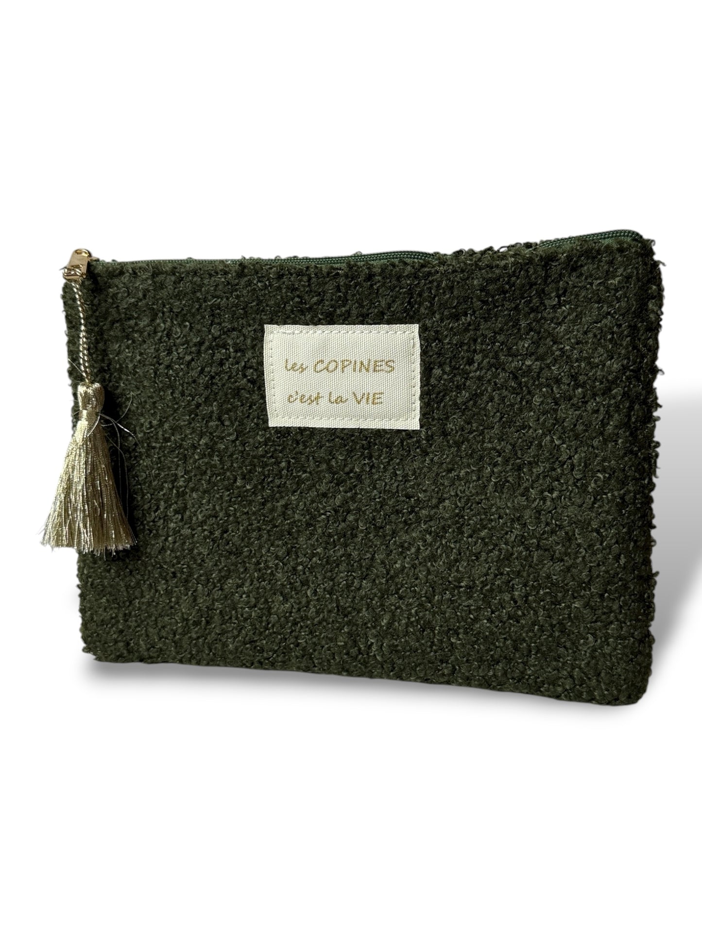 POCHETTE LES COPINES C'EST LA VIE KAKI