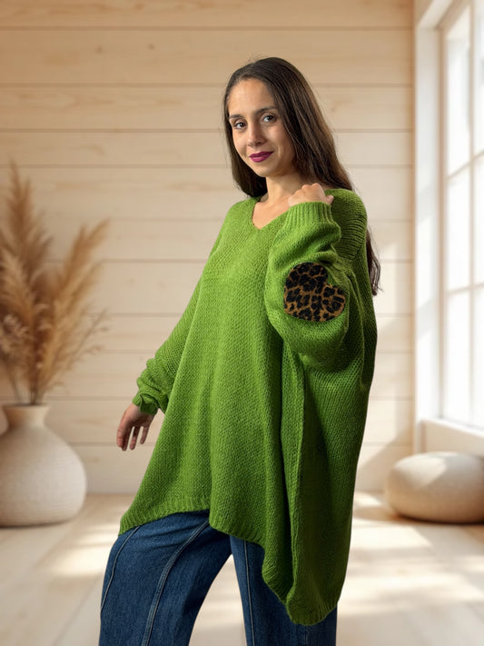 RAPHAEL - PULL VERT JUSQU'A LA TAILLE 54/56