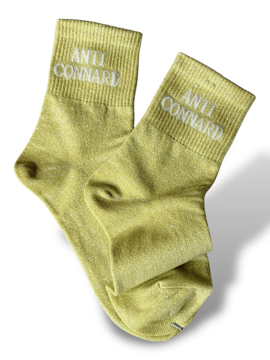 CHAUSSETTES SCINTILLANTES ANTI CONNARD JAUNE