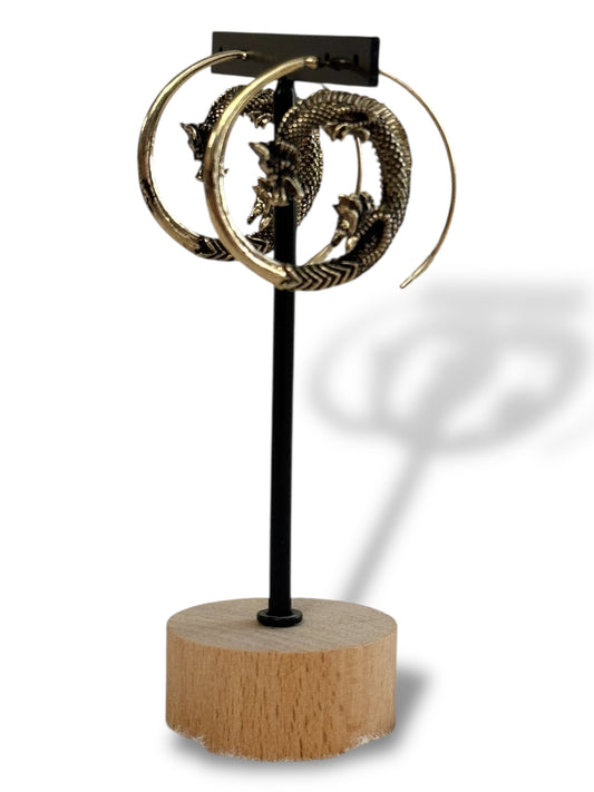 DRAGON - BOUCLES D'OREILLES TENDANCE