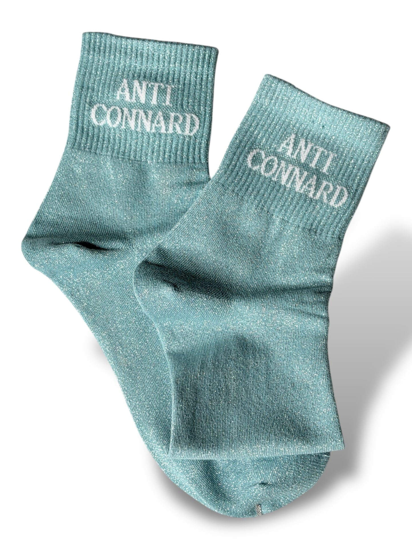 CHAUSSETTES SCINTILLANTES ANTI CONNARD TURQUOISE