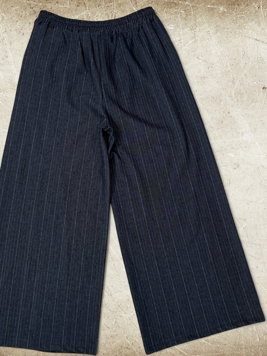 AUBIN - PANTALON MARINE A CHEVRONS TAILLE 48/50 A 54