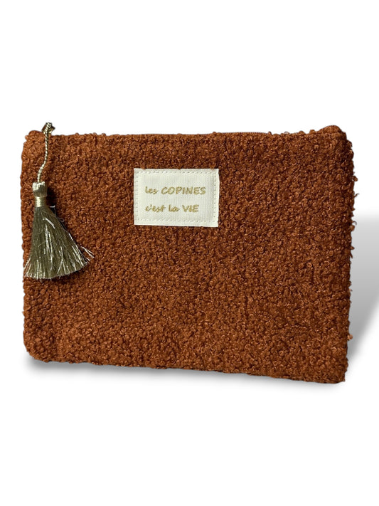 POCHETTE LES COPINES C'EST LA VIE TERRACOTTA