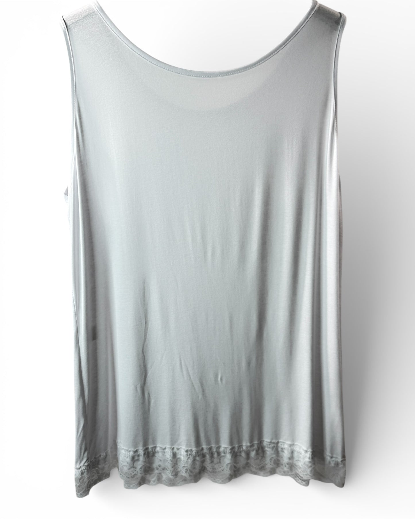 ALICE - TOP BLANC EN VISCOSE TAILLE 44/46 A 52/54