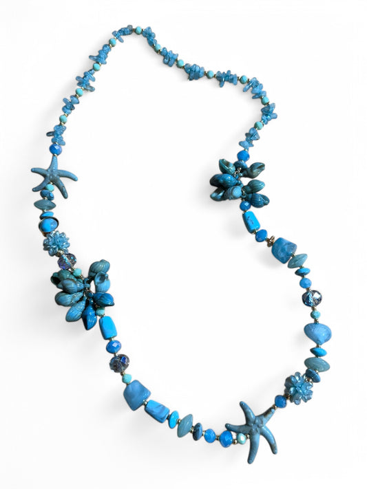 SEVILLE - SAUTOIR BOHEME TURQUOISE