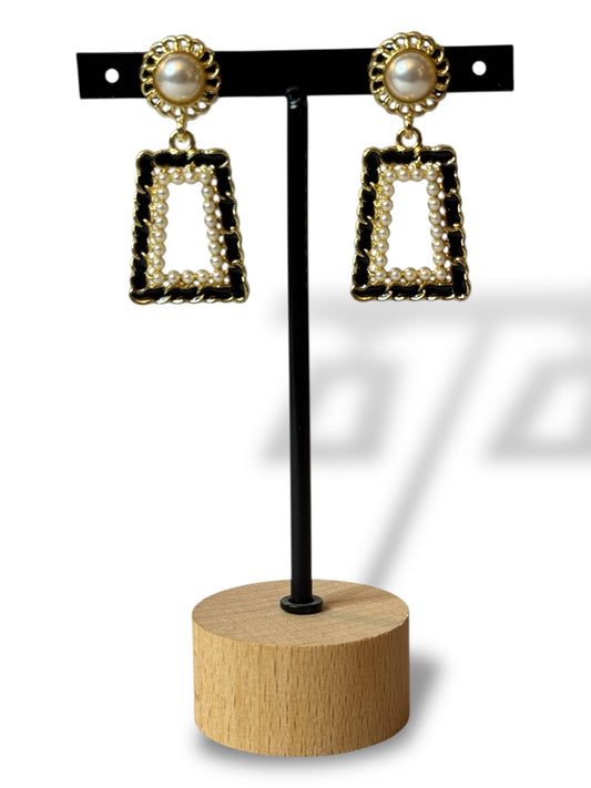 MADDY - BOUCLES D'OREILLES AVEC PERLE