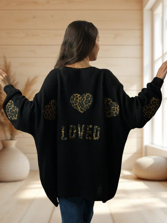 RAPHAEL - PULL NOIR JUSQU'A LA TAILLE 54/56