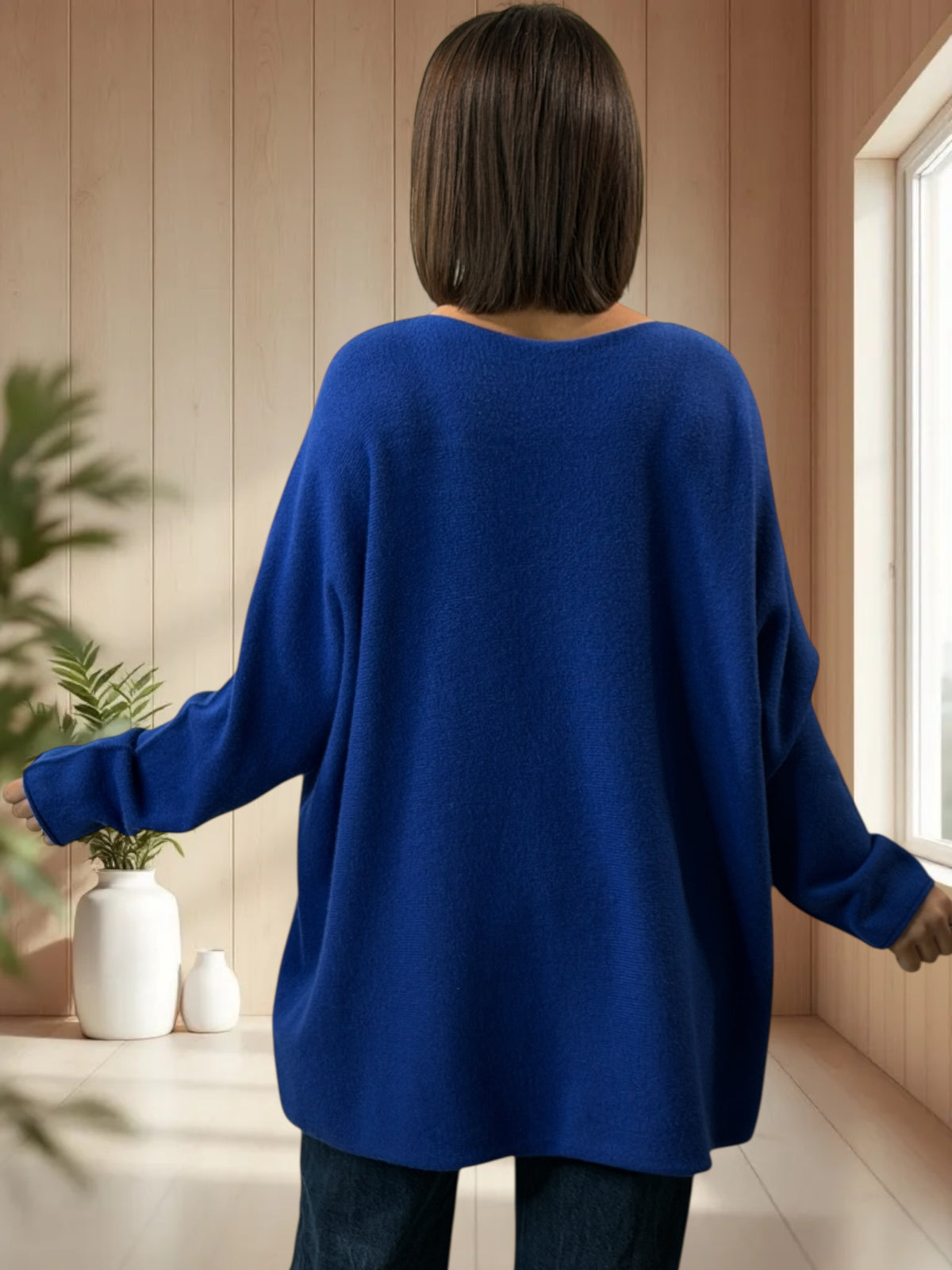 PAOLA - PULL OVERSIZE IMPERIAL JUSQU'A LA TAILLE 54/56
