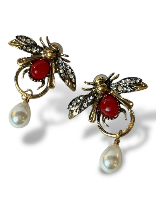 MAYA - BOUCLES D'OREILLES ABEILLE