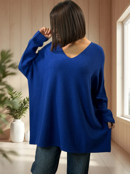 PAOLA - PULL OVERSIZE IMPERIAL JUSQU'A LA TAILLE 54/56
