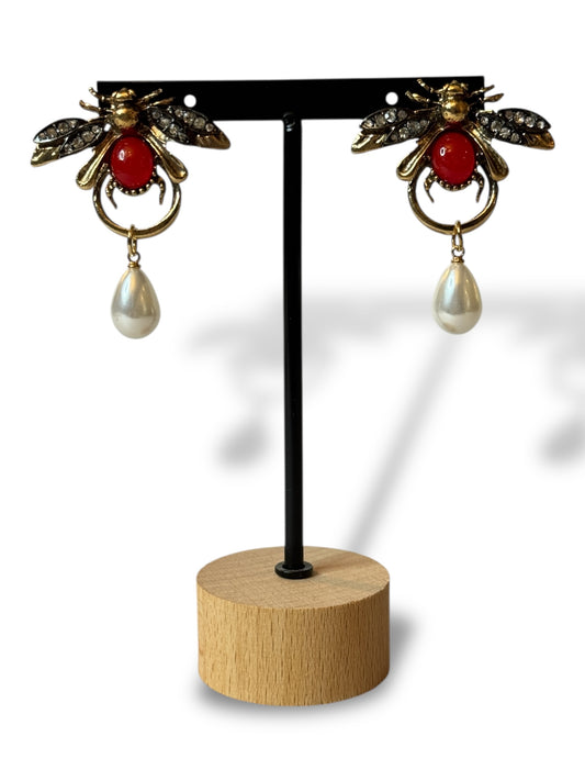 MAYA - BOUCLES D'OREILLES ABEILLE