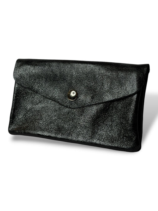 CHARLY PORTE MONNAIE EN CUIR NOIR