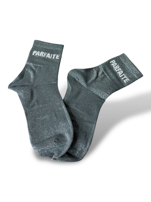 CHAUSSETTES SCINTILLANTES PARFAITE BLEUE