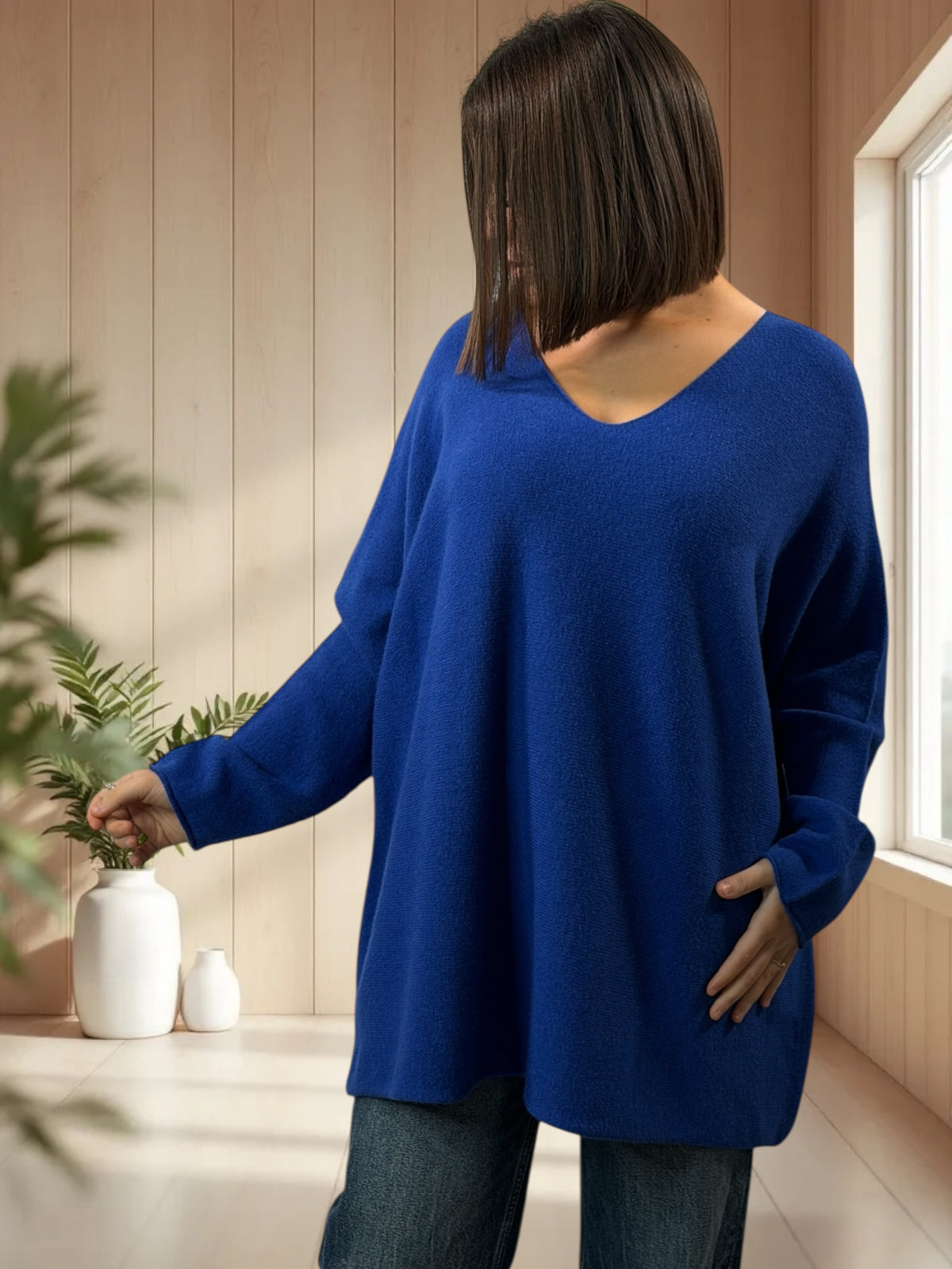 PAOLA - PULL OVERSIZE IMPERIAL JUSQU'A LA TAILLE 54/56