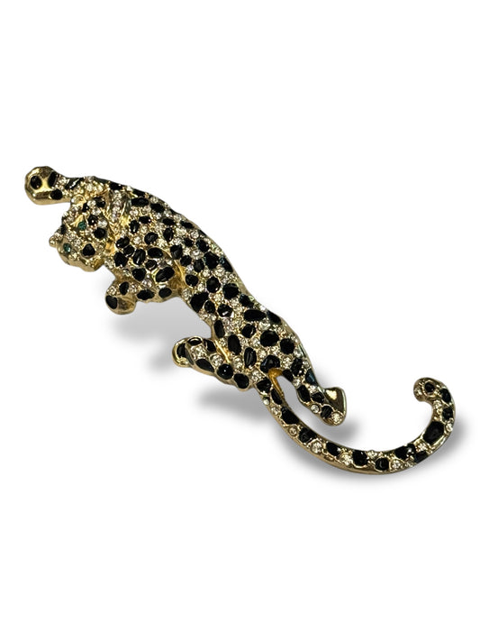 PANTHERE - BROCHE AVEC STRASS