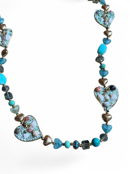 ANAIS - SAUTOIR BOHEME TURQUOISE