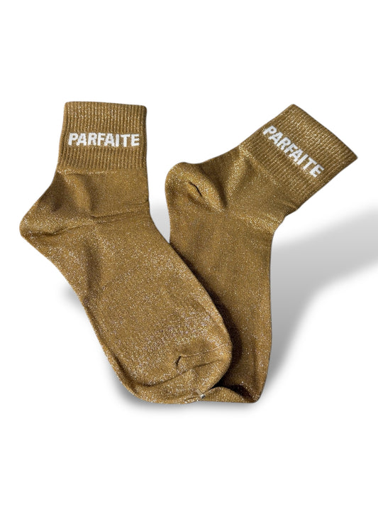 CHAUSSETTES SCINTILLANTES PARFAITE CAMEL DORE