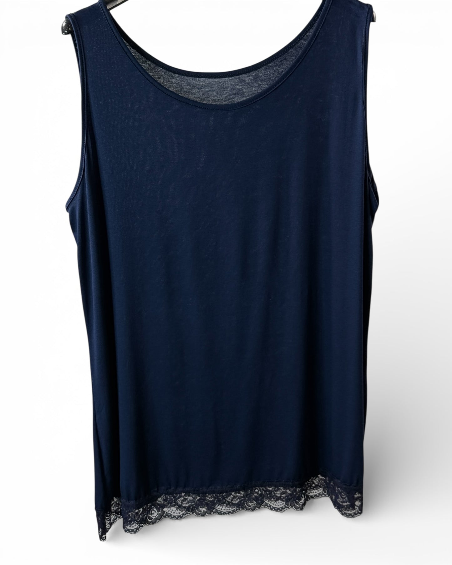 ALICE - TOP MARINE EN VISCOSE TAILLE 44/46 A 52/54