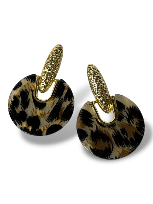 NATHY - BOUCLES D'OREILLES TENDANCE LEOPARD