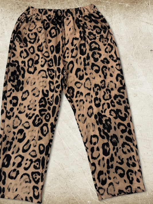 GEORGIO - PANTALON SPORTSWEAR LEOPARD CAMEL TAILLE 48 A 54