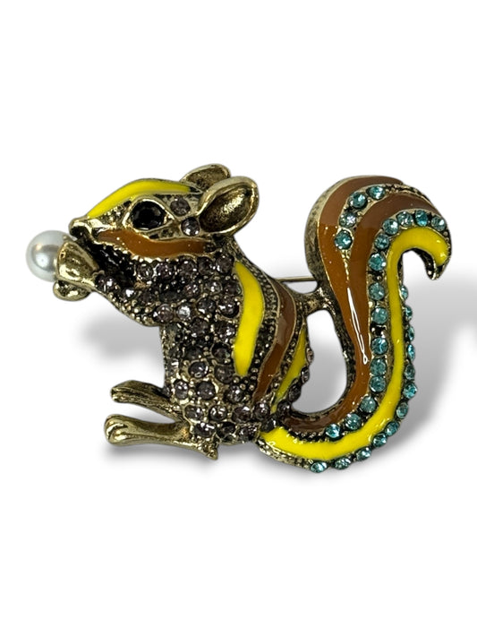 ECUREUIL - BROCHE AVEC STRASS