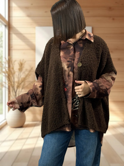 MARA - GILET CHOCO SANS MANCHES JUSQU'A LA TAILLE 56