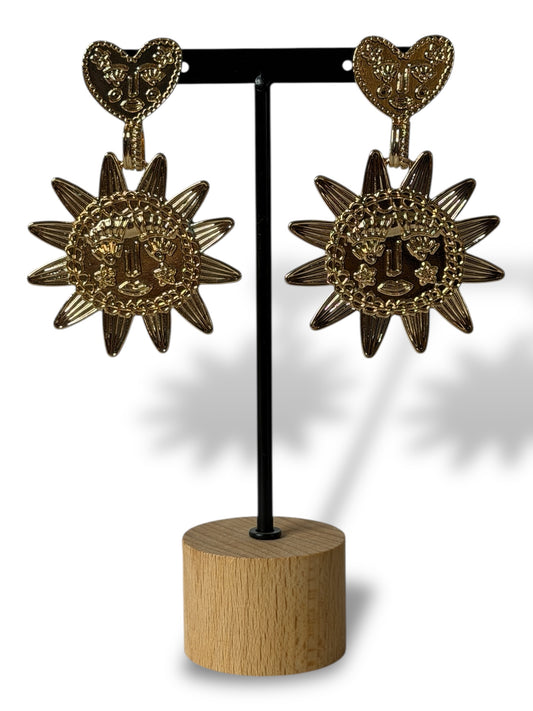 SOLEIL - BOUCLES D'OREILLES TENDANCE
