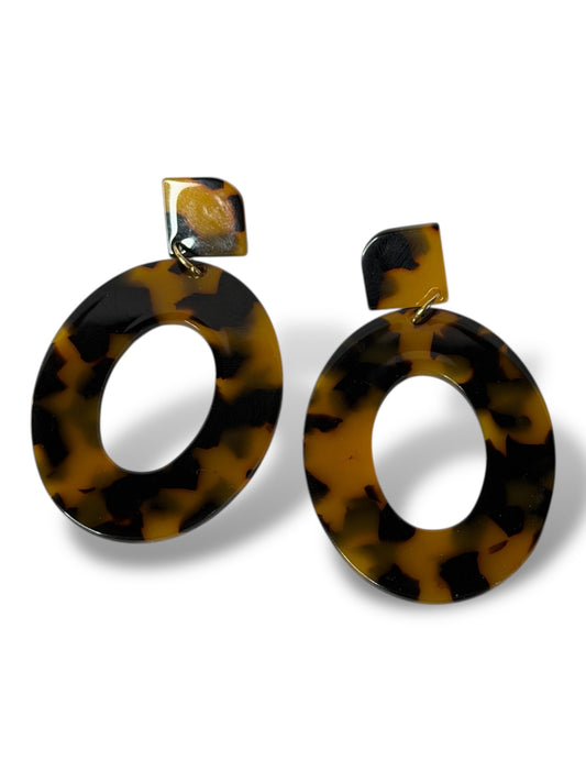 JESSICA - BOUCLES D'OREILLES TENDANCE LEOPARD