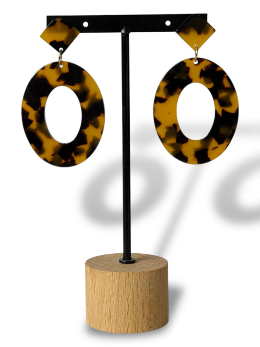 JESSICA - BOUCLES D'OREILLES TENDANCE LEOPARD